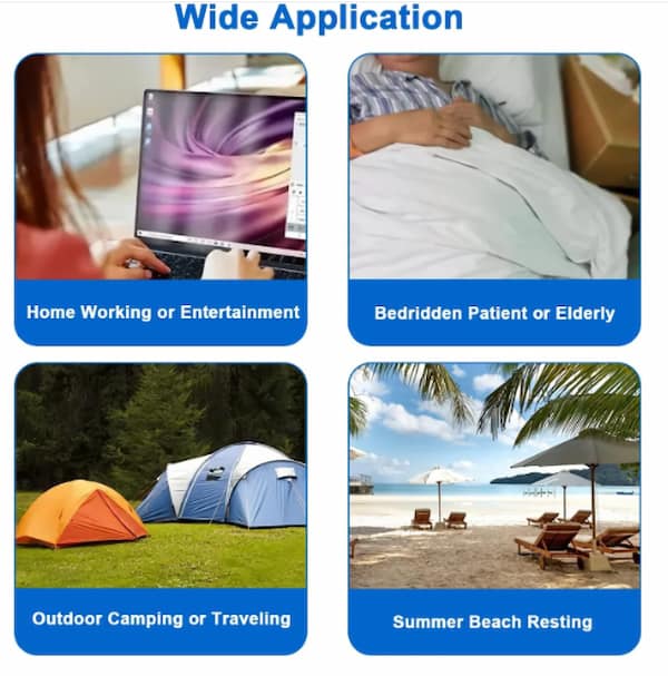 Breathable Adjustable Sit-up Neck Backrest Folding Chair back support