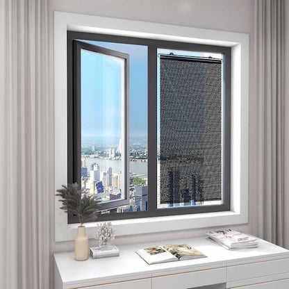 Indoor Retractable Roller Sunshade with Suction