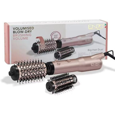 Sèche-cheveux professionnel rotatif volumateur avec technologie ionique