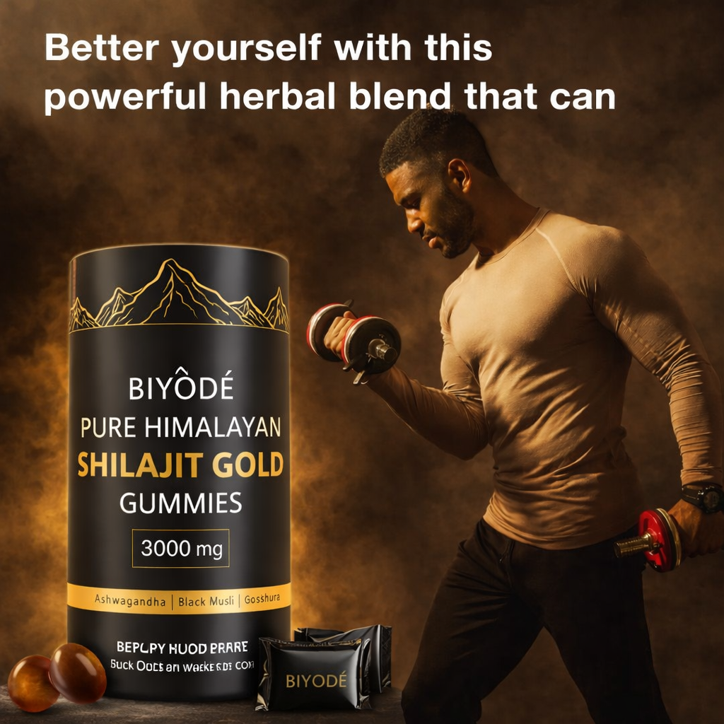 Pure~Himalayan Shilajit Gold Gummies with Black Seed Oil