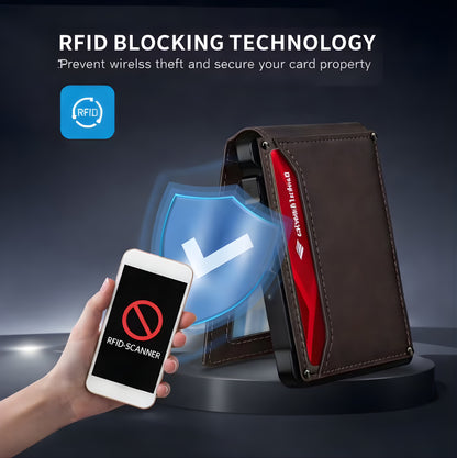 The Ultimate Smart Pop-Up Wallet: Slim, Secure, & RFID Protected