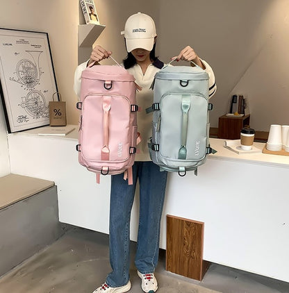 Travel Handbag Sports Gym Backpack Weekender Carry On Overnight Bags for Women Men