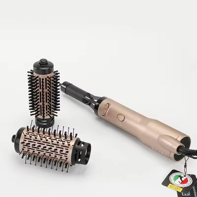Sèche-cheveux professionnel rotatif volumateur avec technologie ionique