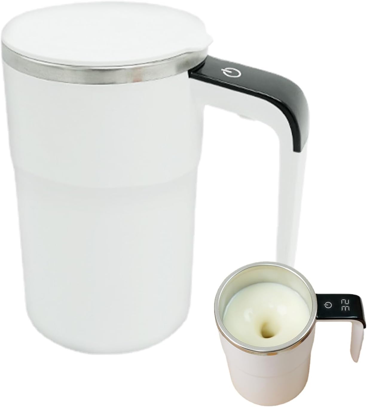 Self-Mixing Coffee Cup with Lid – Smart, Fun & Practical
