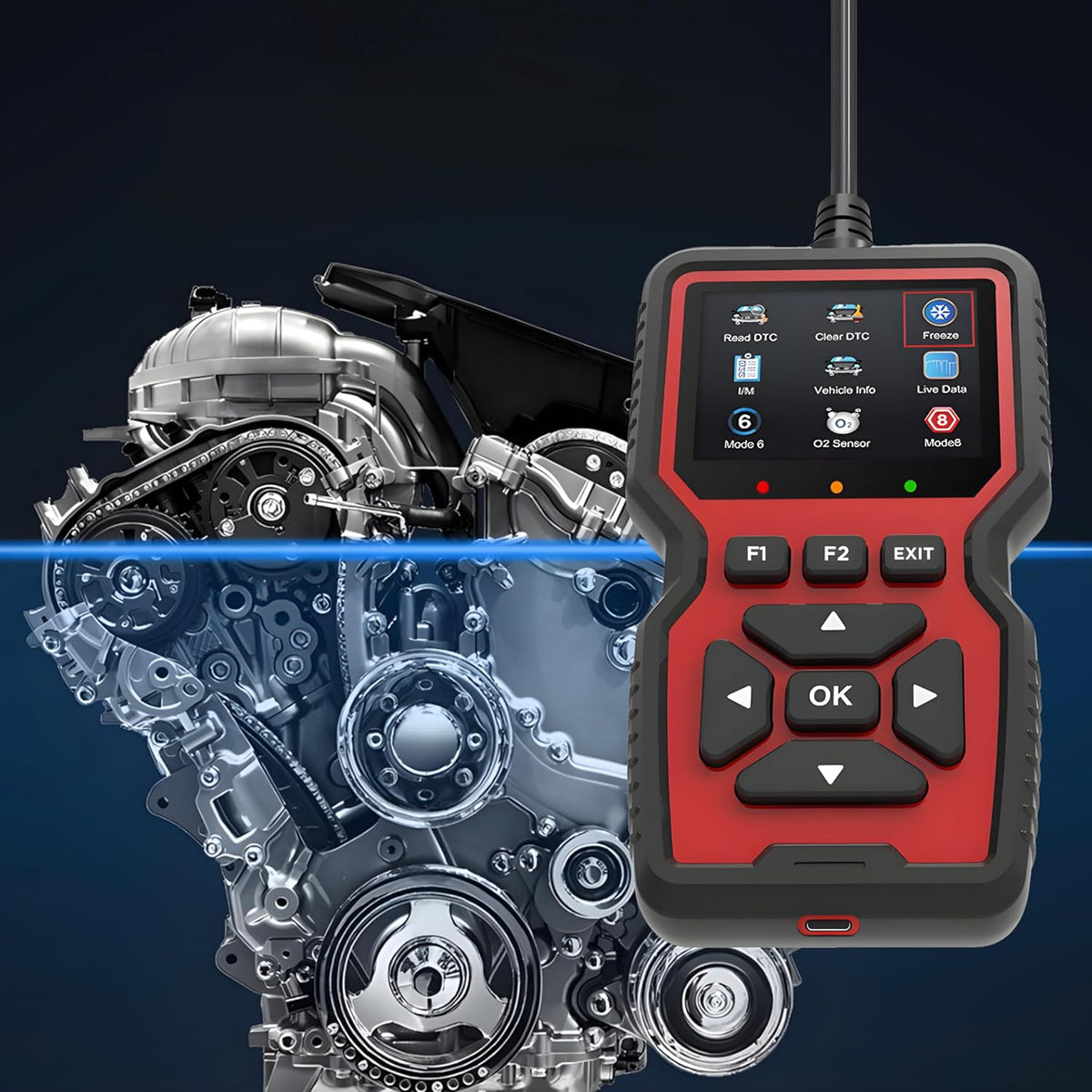 OBD2 Advanced Diagnostic Tool Professional Engine Code Reader