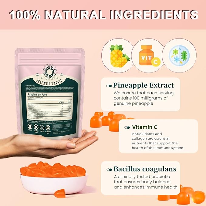 Feminine Gummies Balance Nutrition - pH Balance for Women Health Natural