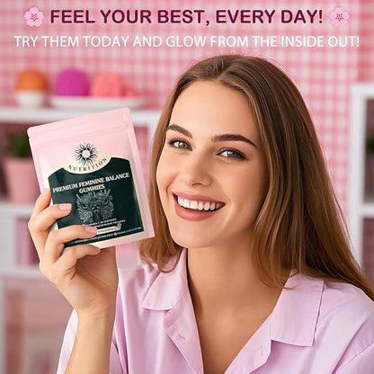 Feminine Gummies Balance Nutrition - pH Balance for Women Health Natural