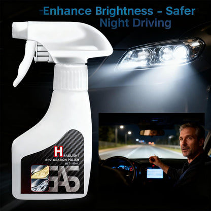 Headlight restoration kit with ceramic coating