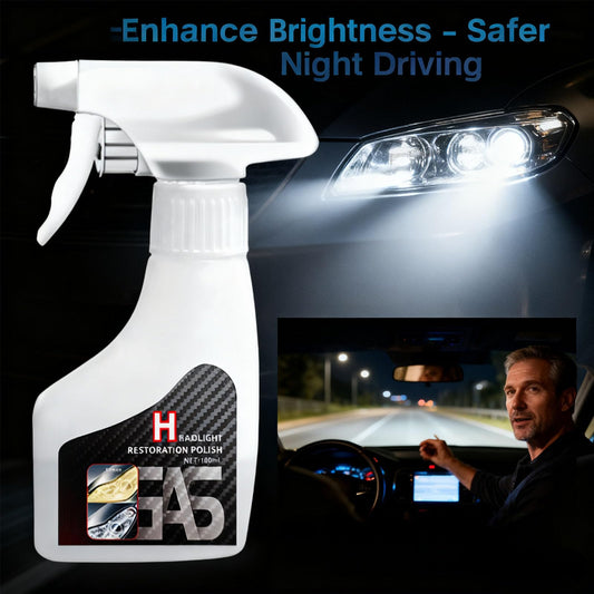 Headlight restoration kit with ceramic coating