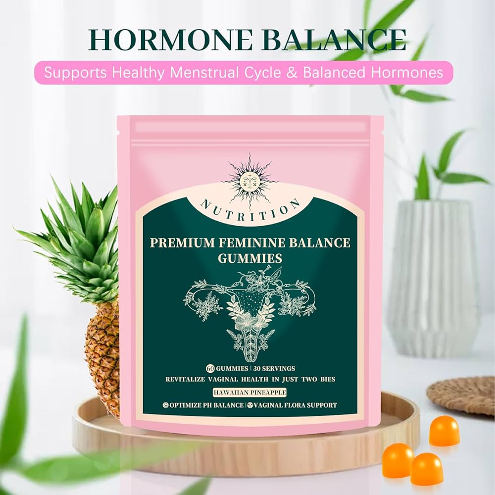 Feminine Gummies Balance Nutrition - pH Balance for Women Health Natural