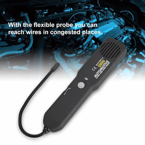 Automotive circuit detector, automotive repair tool, for tracing cables or wires