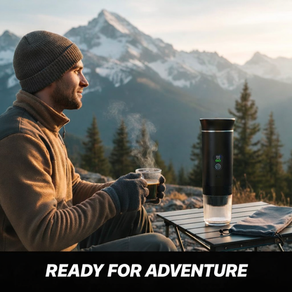 Portable Espresso Machine with LED Screen-3 in 1