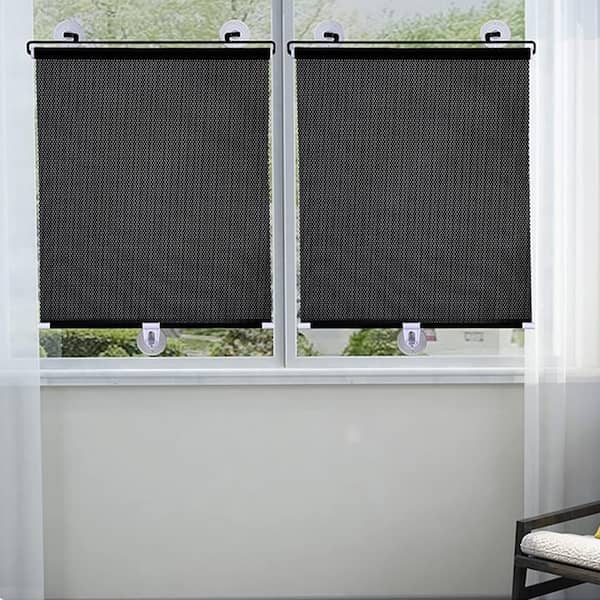Indoor Retractable Roller Sunshade with Suction