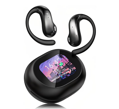 Smart Translation Earbuds Wireless Bluetooth Ear Headphones with Touch Screen, IPX4 Waterproof