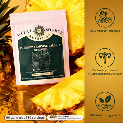 Feminine Gummies Balance Nutrition - pH Balance for Women Health Natural