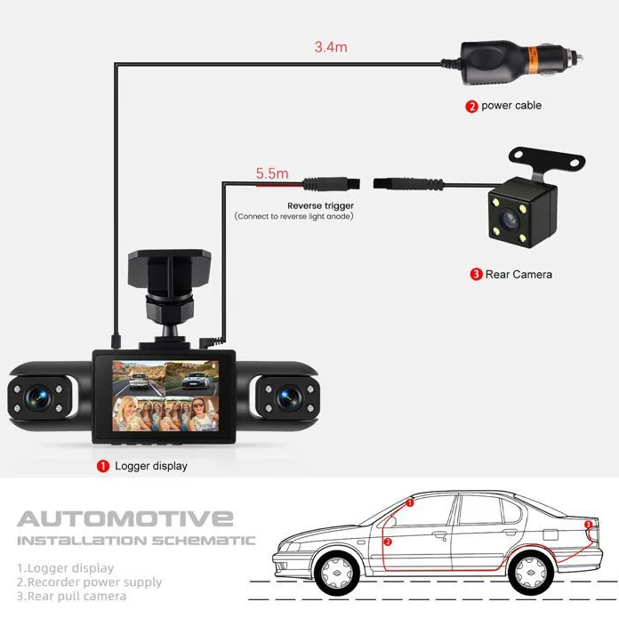 Full View Car Dashcam System