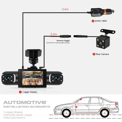 Full View Car Dashcam System