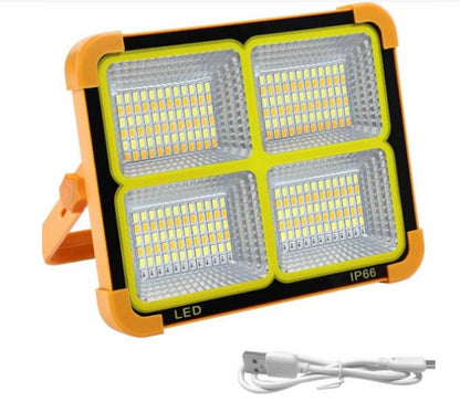 Energy Saving Portable Flood Light USB Charging Emergency Solar LED Garden Lamp