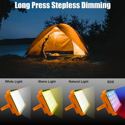 Energy Saving Portable Flood Light USB Charging Emergency Solar LED Garden Lamp