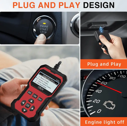 OBD2 Advanced Diagnostic Tool Professional Engine Code Reader