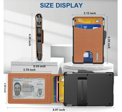 The Ultimate Smart Pop-Up Wallet: Slim, Secure, & RFID Protected
