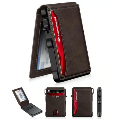 The Ultimate Smart Pop-Up Wallet: Slim, Secure, & RFID Protected