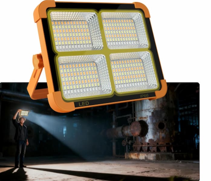 Energy Saving Portable Flood Light USB Charging Emergency Solar LED Garden Lamp