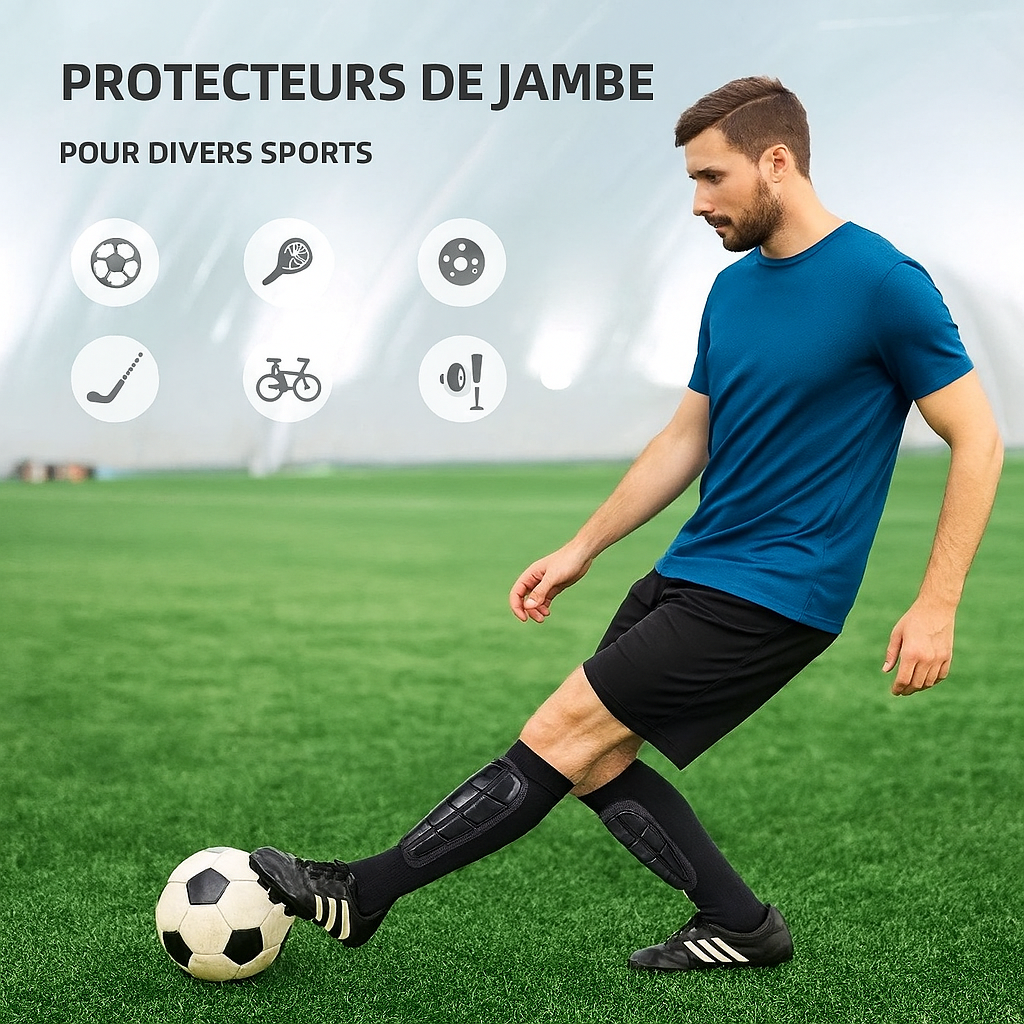 Protège-tibias intelligents pour sportifs (Nouveau design)