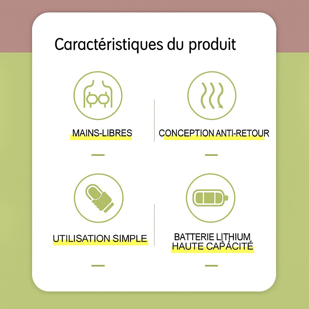Tire-lait Électrique Portable