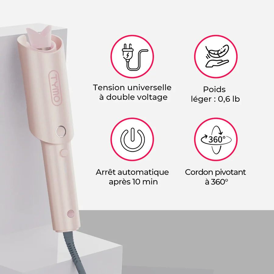 TYMO CURLPRO - Wireless Automatic Hair Curling Iron