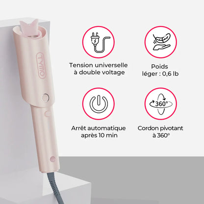 TYMO CURLPRO - Wireless Automatic Hair Curling Iron