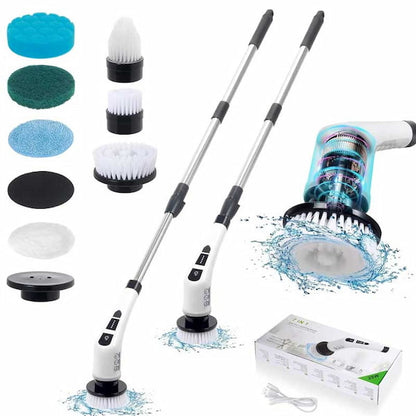 8-in-1 Cordless Flexible Electric Scrubber