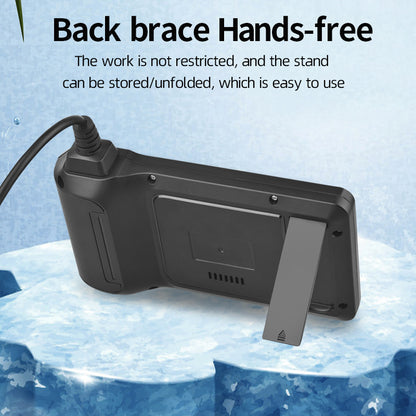 Endoscope Camera with Light-1080P Fixed Focus SLR Inspection Camera with Single 8mm 4.3-inch Lens, 5M Hard Cable