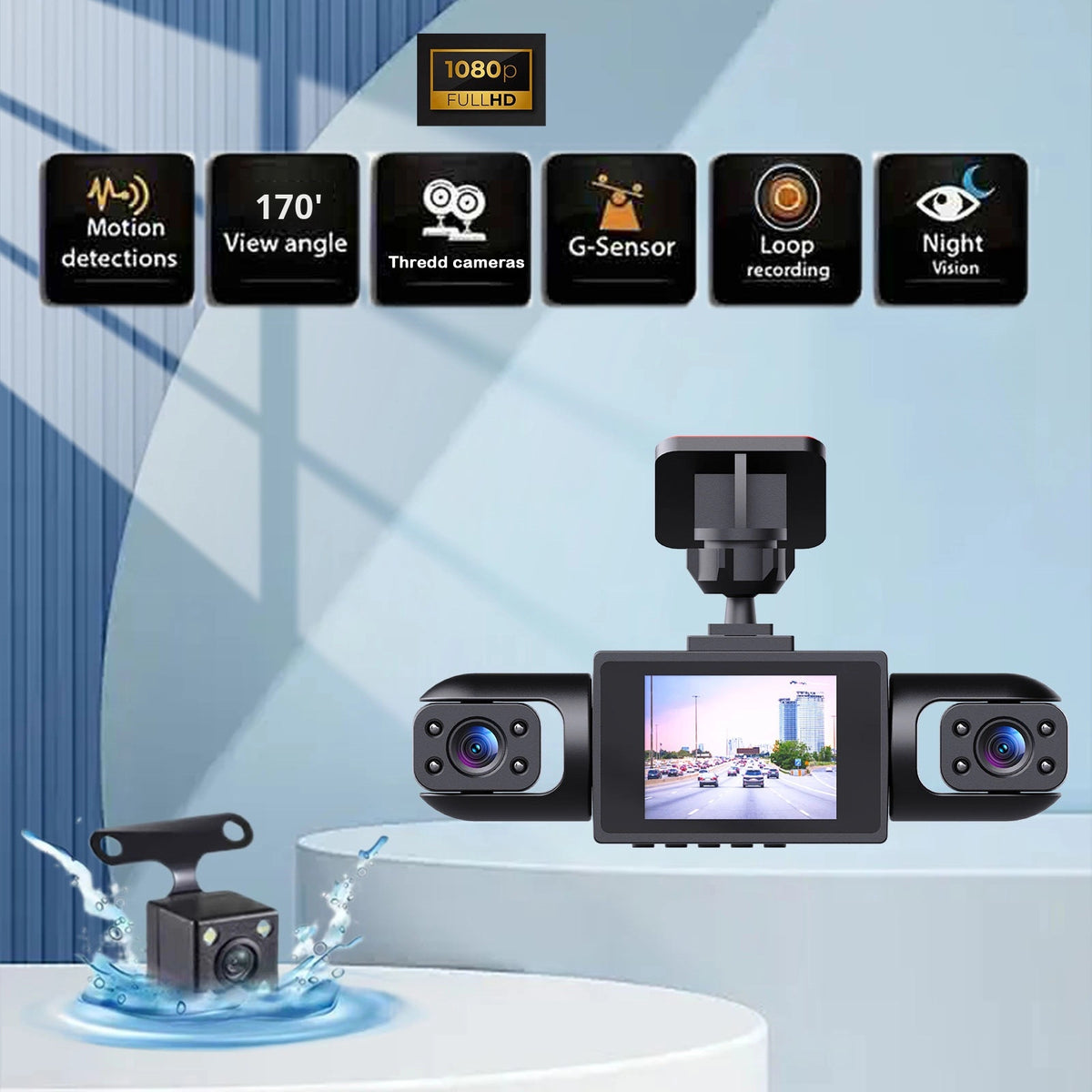 Full View Car Dashcam System