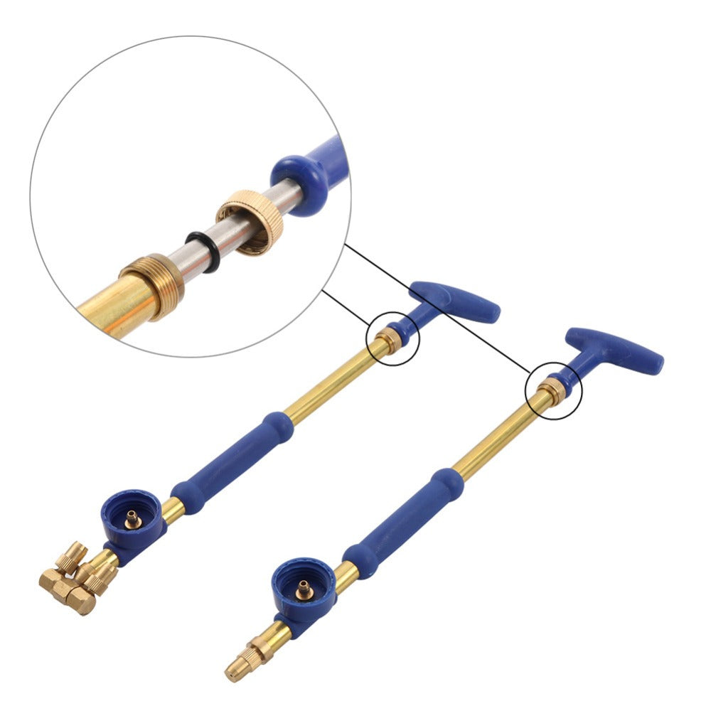 Garden Push Pull Watering Can Brass Gun Sprayer Adjustable Nozzle Water Pressure Atomization Sprayer