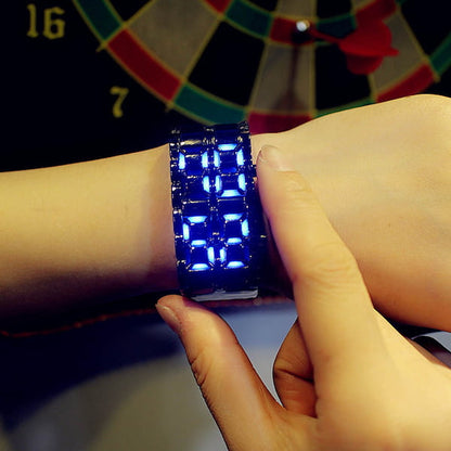 Unique Creative Lava Led Trendy Men's Watch