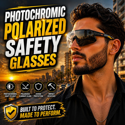 Photochromic Polarized Safety Glasses UV400