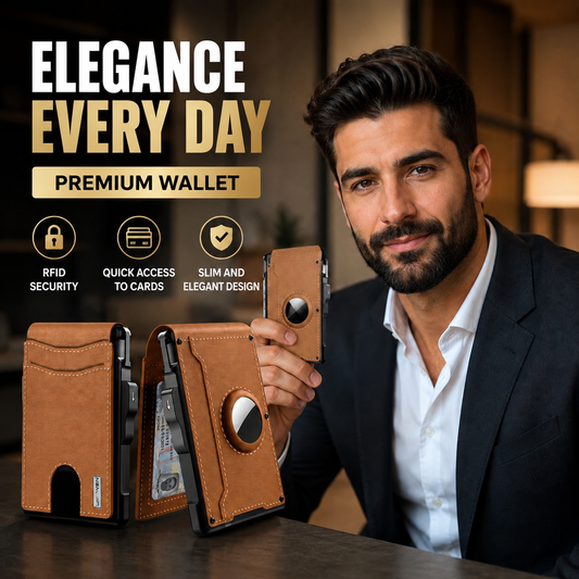 The Ultimate Smart Pop-Up Wallet: Slim, Secure, & RFID Protected