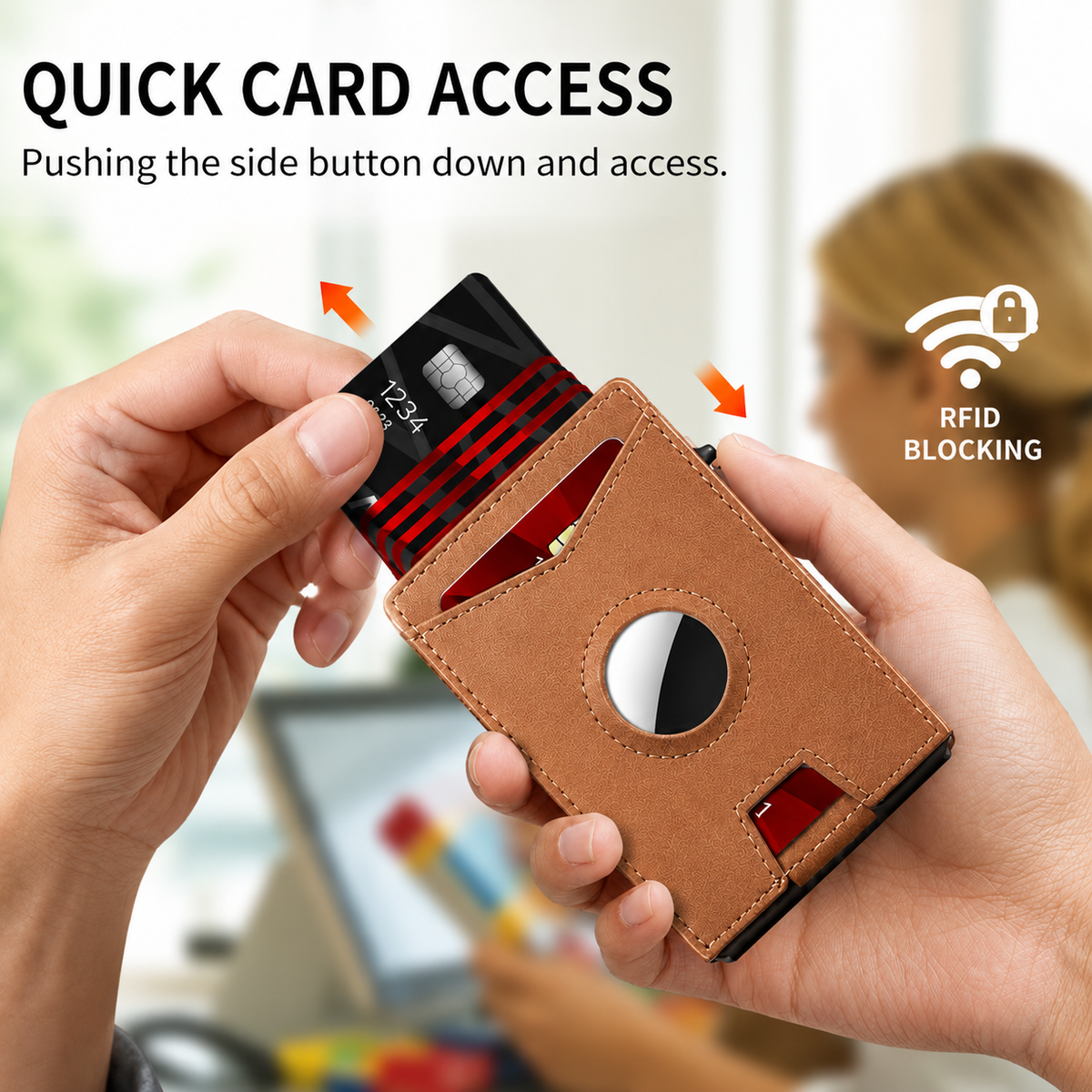 The Ultimate Smart Pop-Up Wallet: Slim, Secure, & RFID Protected