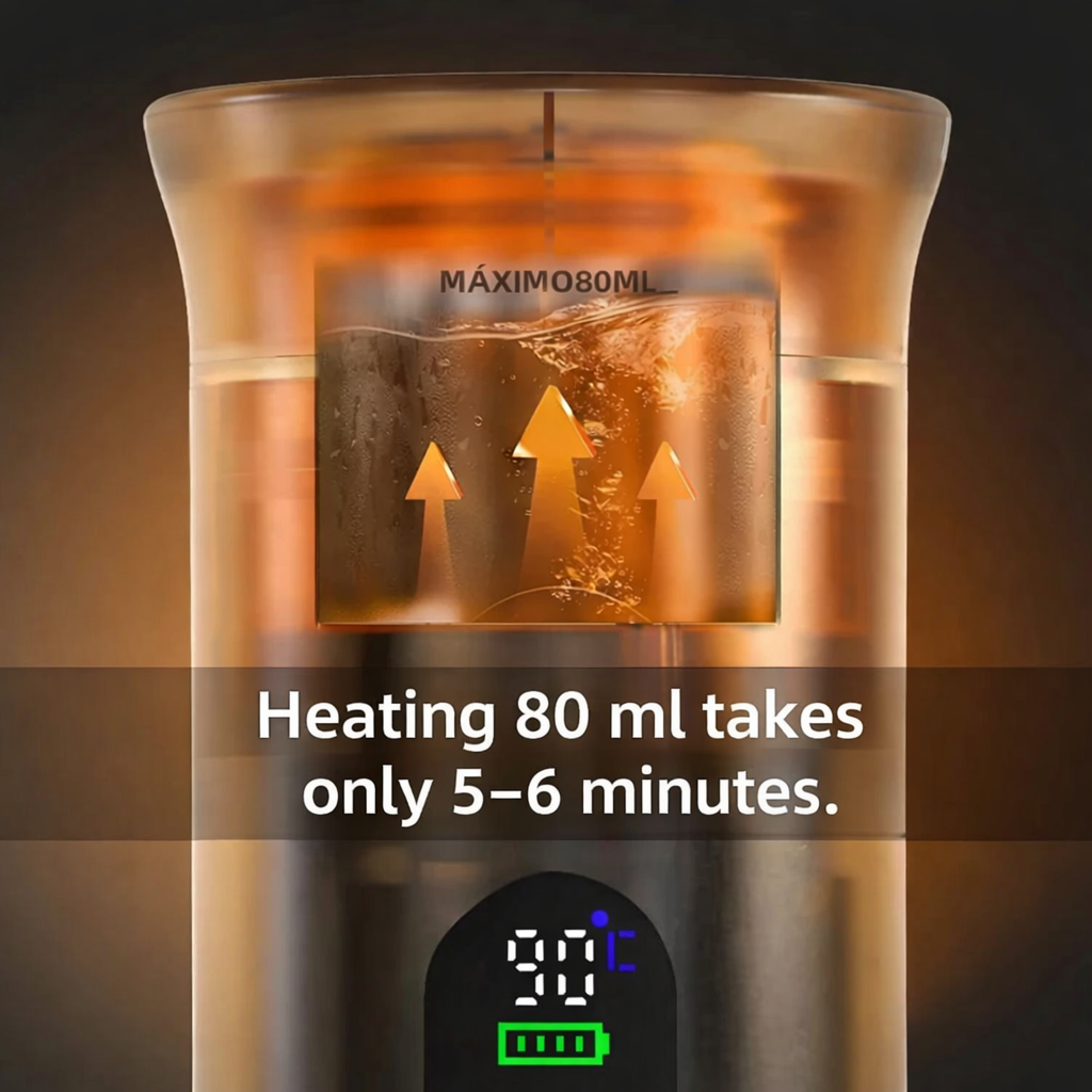 Portable Espresso Machine with LED Screen-3 in 1