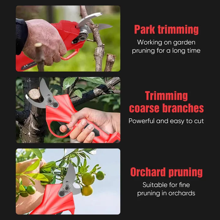 Rechargeable Electric Pruning Shears – Professional Garden Cutter